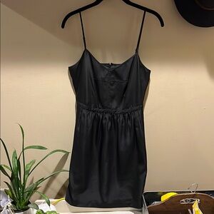JCrew Black Slip Dress